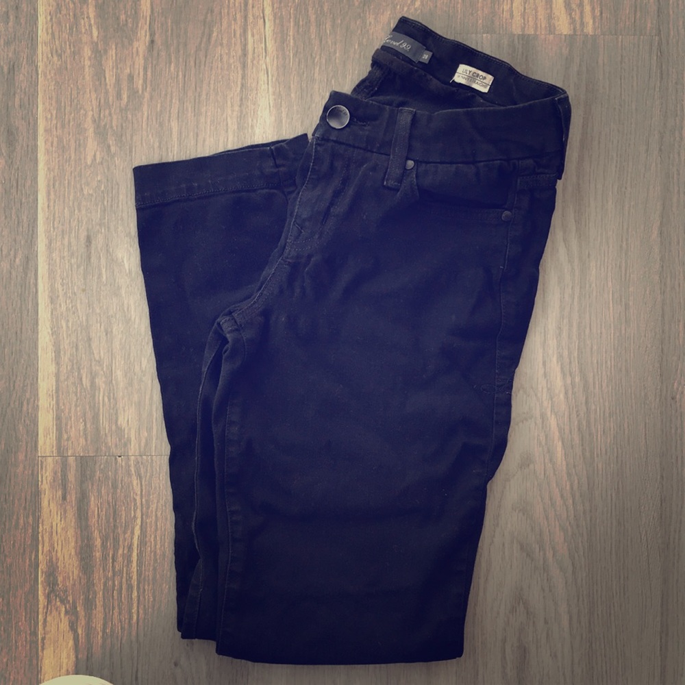 🍾Level 99 Crop Black Jeans